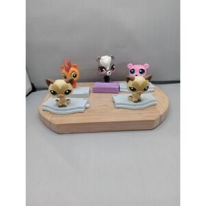 2 SHORTHAIR CAT&3 Others #McDonalds - Authentic Littlest Pet Shop - Hasbro LPS